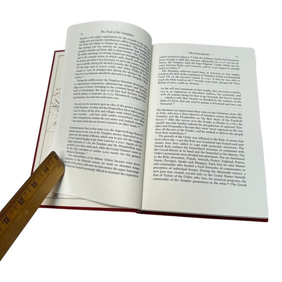 The Trials of the Templars Malcolm Barb Folio Society Book 2003 HC Case - Picture 6 of 14